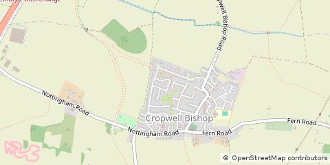Map of Nottingham, Nottinghamshire