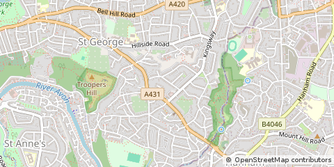 Map of Bristol