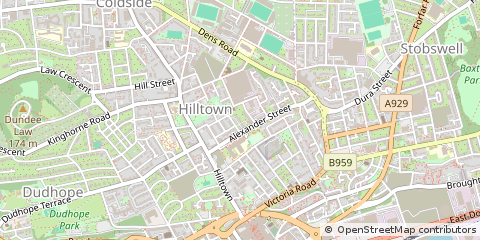 Map of Dundee