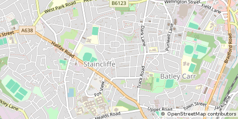 Map of Batley