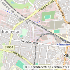 Map of Kilmarnock, Ayrshire,