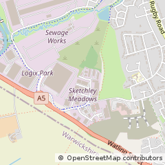 Map of Hinckley, Leicestershire