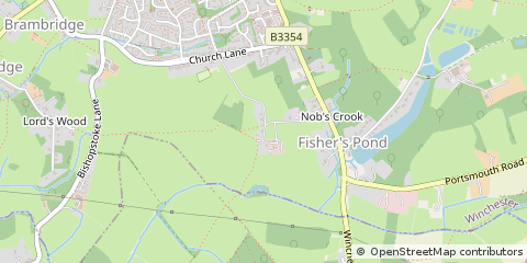 Map of Colden Common,, Winchester