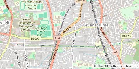 Map of Manchester