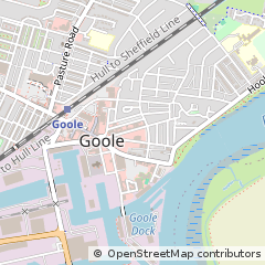 Map of Goole, East Yorkshire