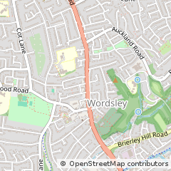 Map of Stourbridge, West Midlands
