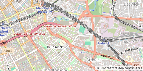 Map of Manchester