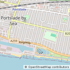 Map of Hove, Dorset