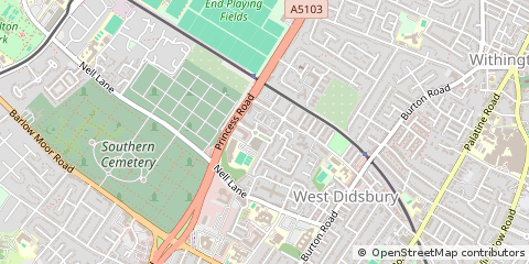 Map of Manchester