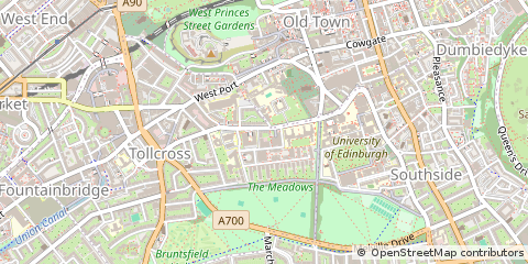 Map of Edinburgh