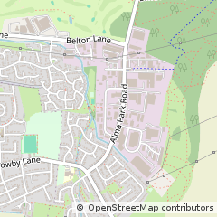 Map of Grantham, Lincs