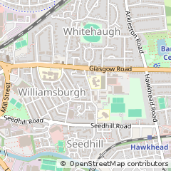 Map of Paisley, Renfrewshire