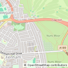 Map of Newcastle Upon Tyne