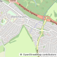 Map of Worcestershire