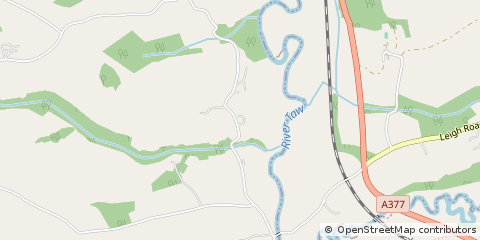 Map of Chulmleigh, Devon