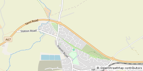 Map of Darlington, Co Durham