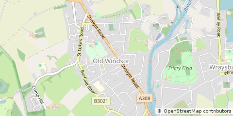 Map of Windsor, Berkshire