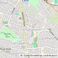 Map of Paisley, Renfrewshire