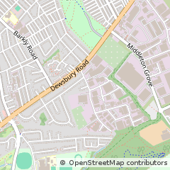 Map of Leeds, West Yorkshire