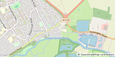Map of Huntingdon