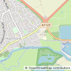 Map of Huntingdon