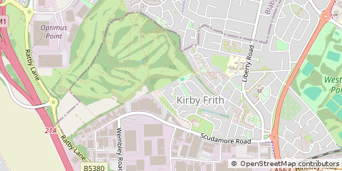Map of Leicester