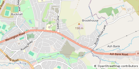 Map of Stoke-on-Trent, Staffordshire