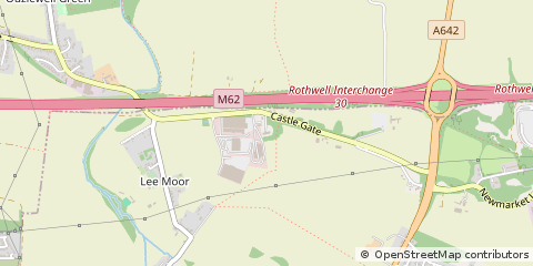 Map of Leeds, West Yorkshire