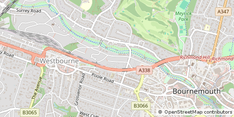 Map of Bournemouth