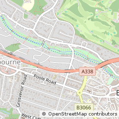 Map of Bournemouth
