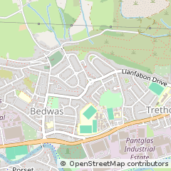 Map of Caerphilly