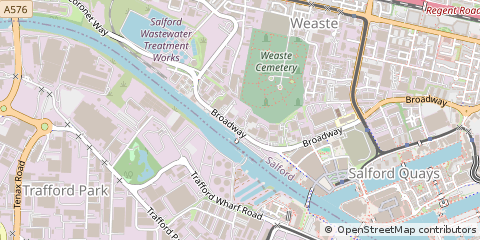 Map of Salford