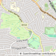 Map of Whetstone, London