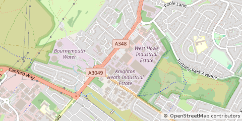Map of Bournemouth