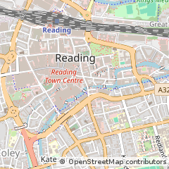 Map of Reading, Berkshire