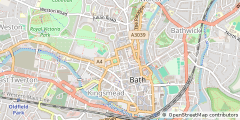 Map of Bath