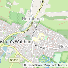 Map of Southampton, Hampshire