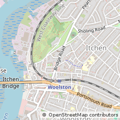Map of Southampton, Hampshire
