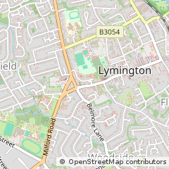 Map of Lymington, Hampshire