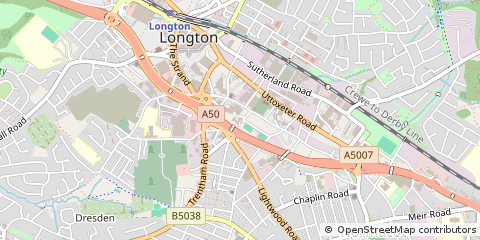 Map of Stoke-on-Trent