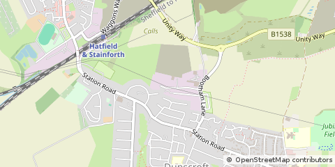 Map of Doncaster