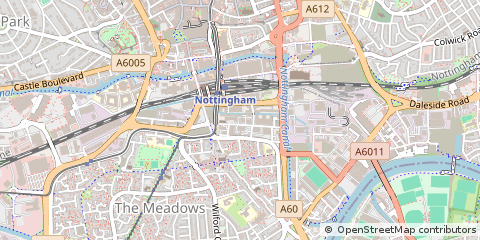 Map of Nottingham