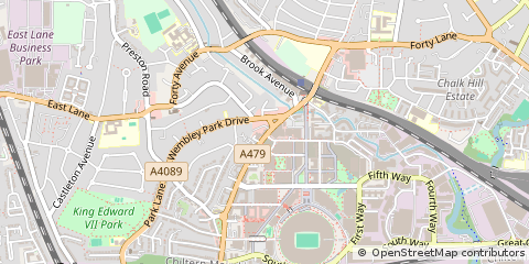 Map of Wembley