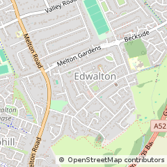Map of Edwalton, Nottingham