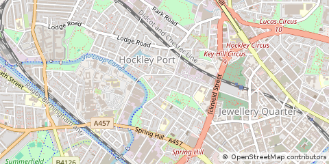 Map of Birmingham, West Midlands