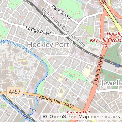 Map of Birmingham, West Midlands