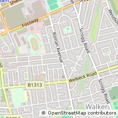 Map of Newcastle Upon Tyne