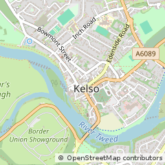 Map of Kelso, Roxburghshire