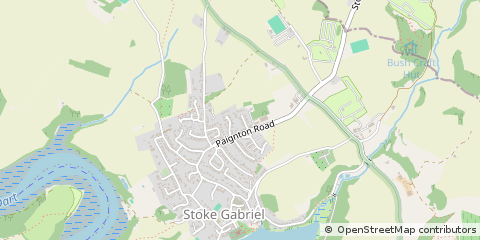 Map of Totnes, Devon