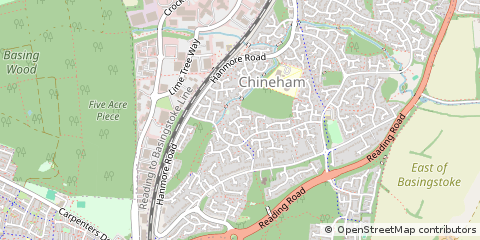 Map of Basingstoke